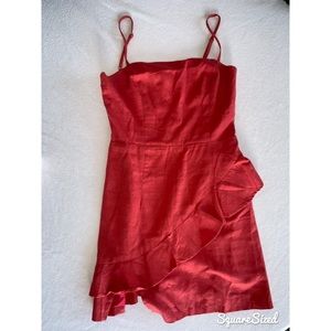 Cute Red/Orange Short Dress